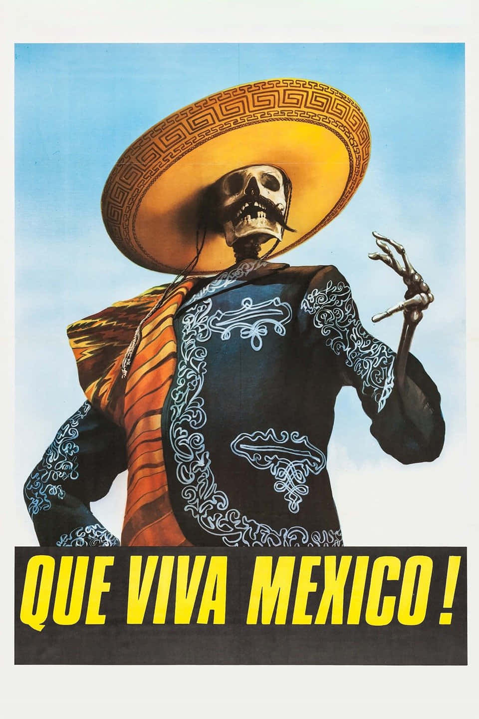 skeletal figure, decorated sombrero, traditional outfit, HD Phone Wallpaper