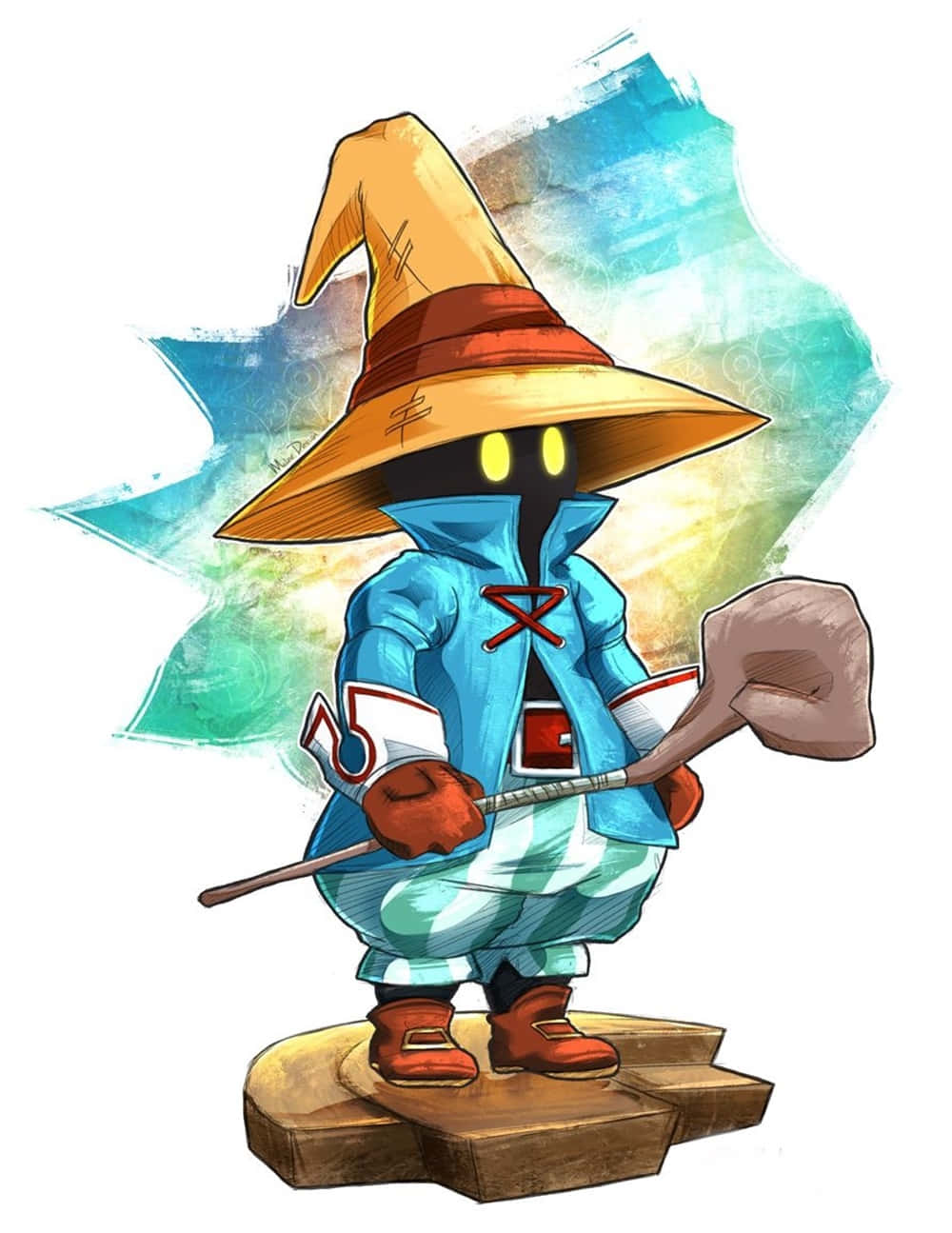 Vivi Ornitier, magical forest, wooden platform, HD Phone Wallpaper