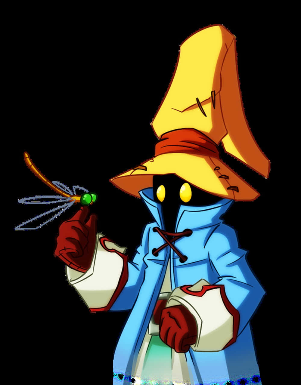 Vivi Ornitier, tall yellow hat, blue coat, HD Phone Wallpaper