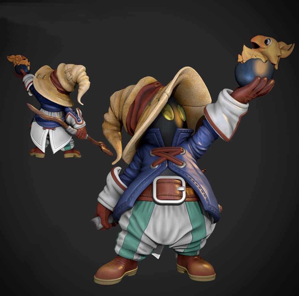 Vivi Ornitier, black mage, glowing orb, SD Desktop Wallpaper