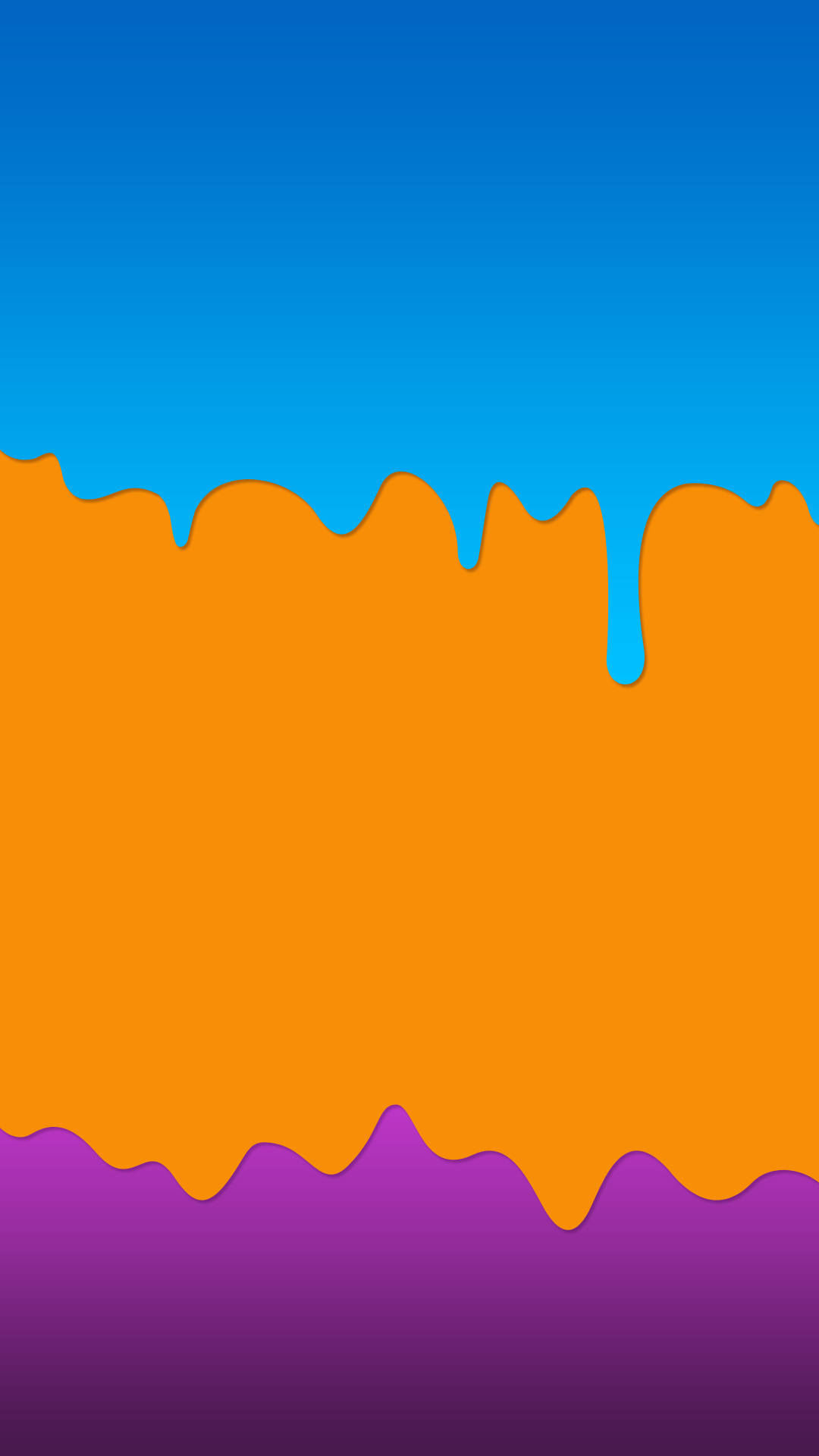 Vivo Y11, blue, orange, Full HD Phone Wallpaper