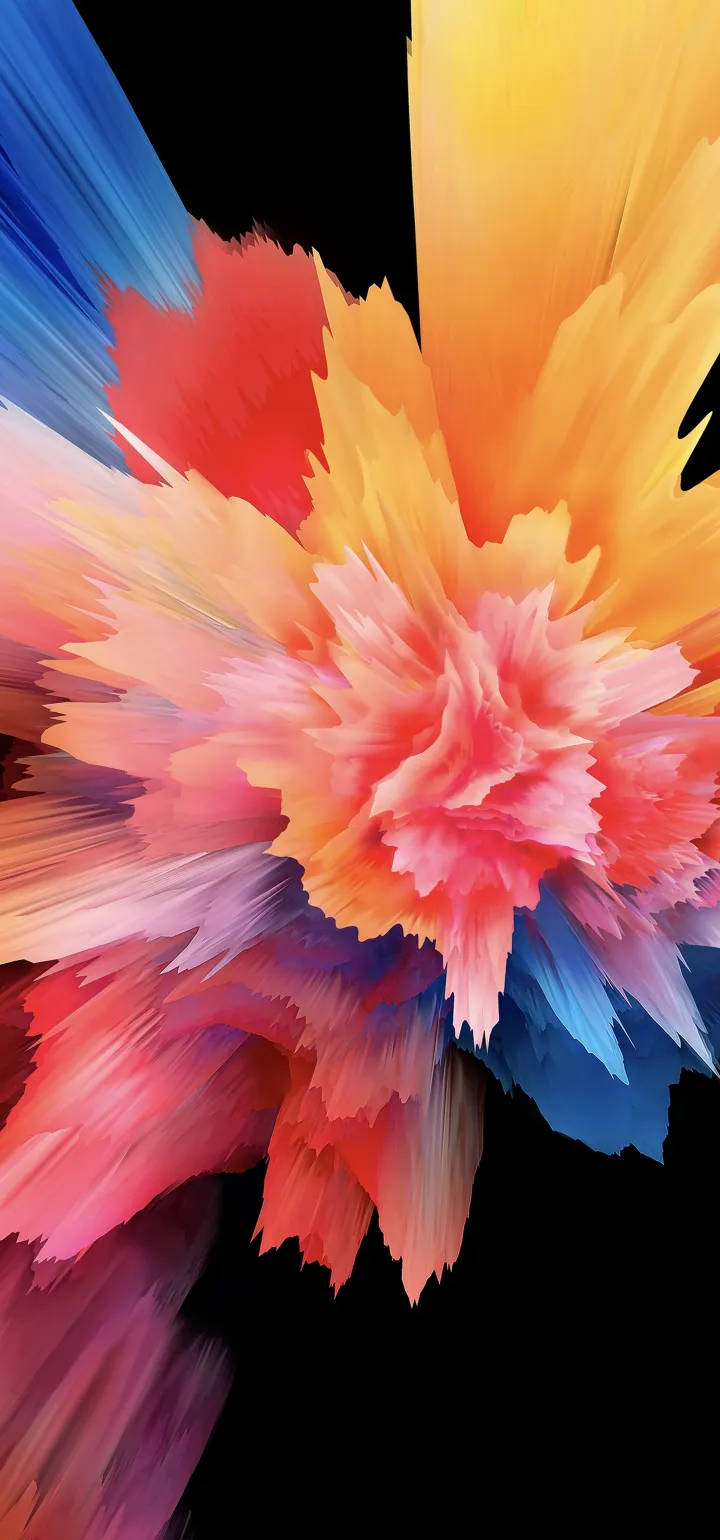 Vivo Y11, pink, orange, HD Phone Wallpaper