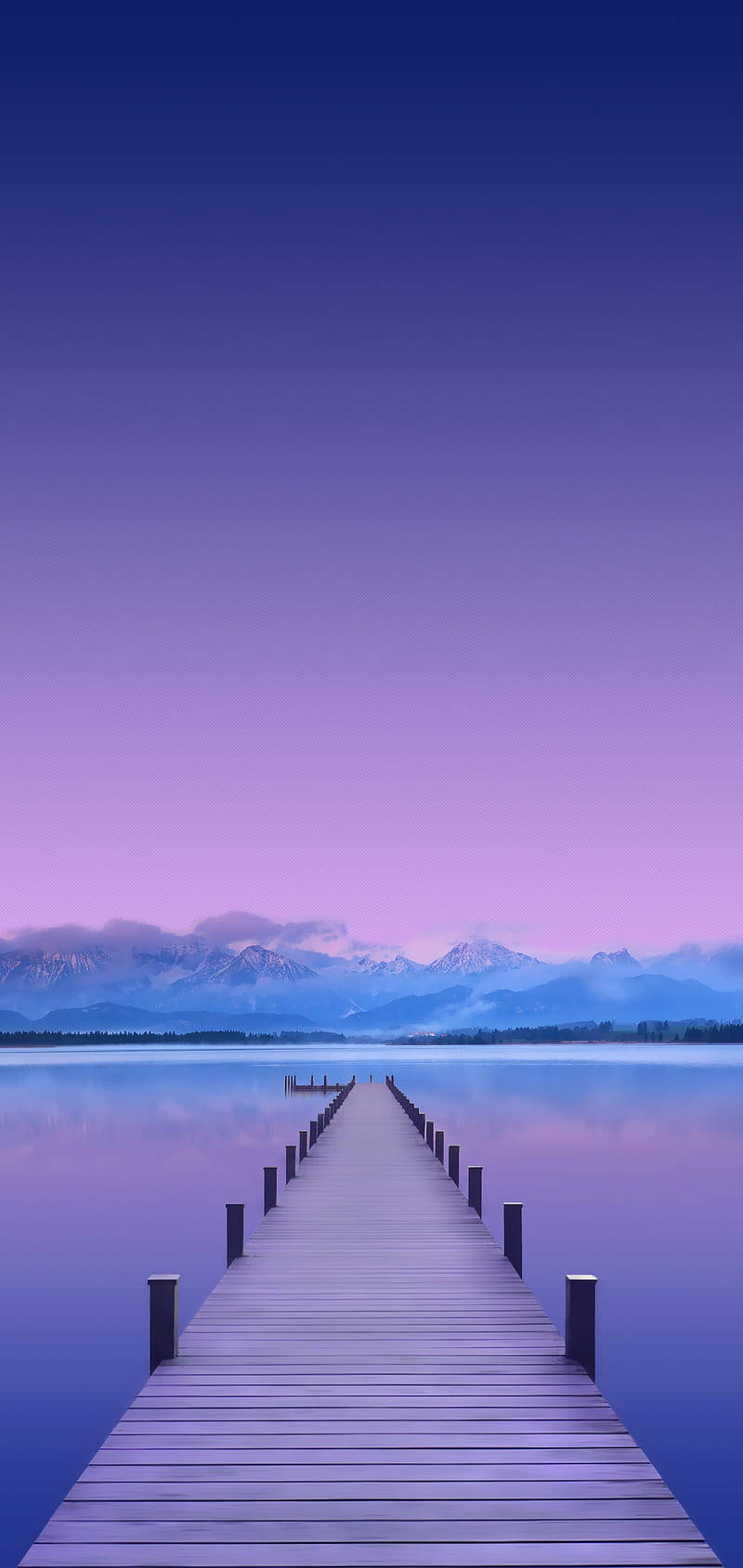Vivo Y11, pier, lake, HD Phone Wallpaper