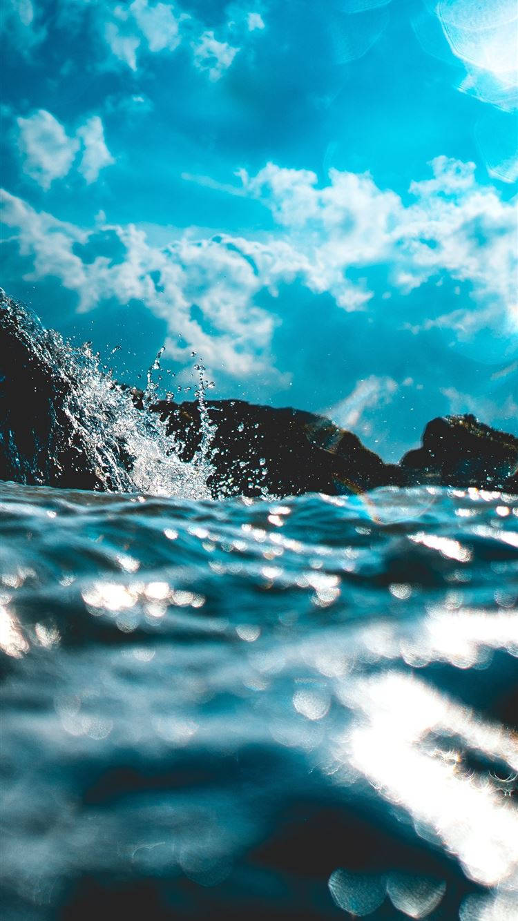Vivo Y11, blue sea, sky, HD Phone Wallpaper