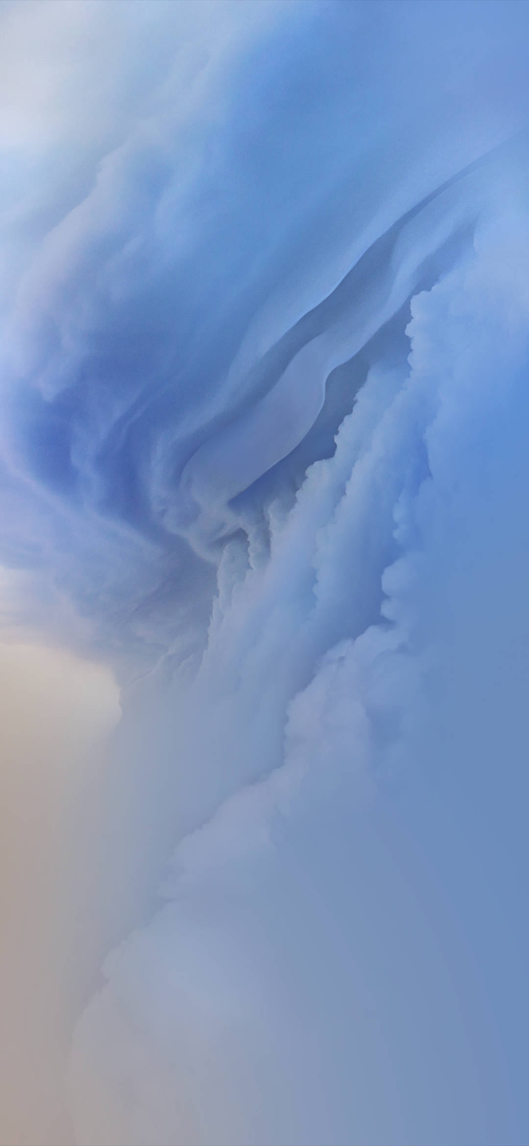 Vivo Y11, Blue Smoke, soft blue, Full HD Phone Wallpaper
