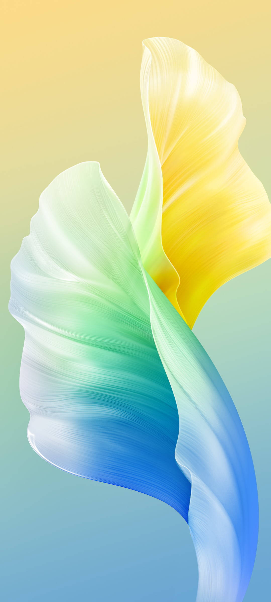Vivo Y20, blue, yellow, Full HD Phone Wallpaper