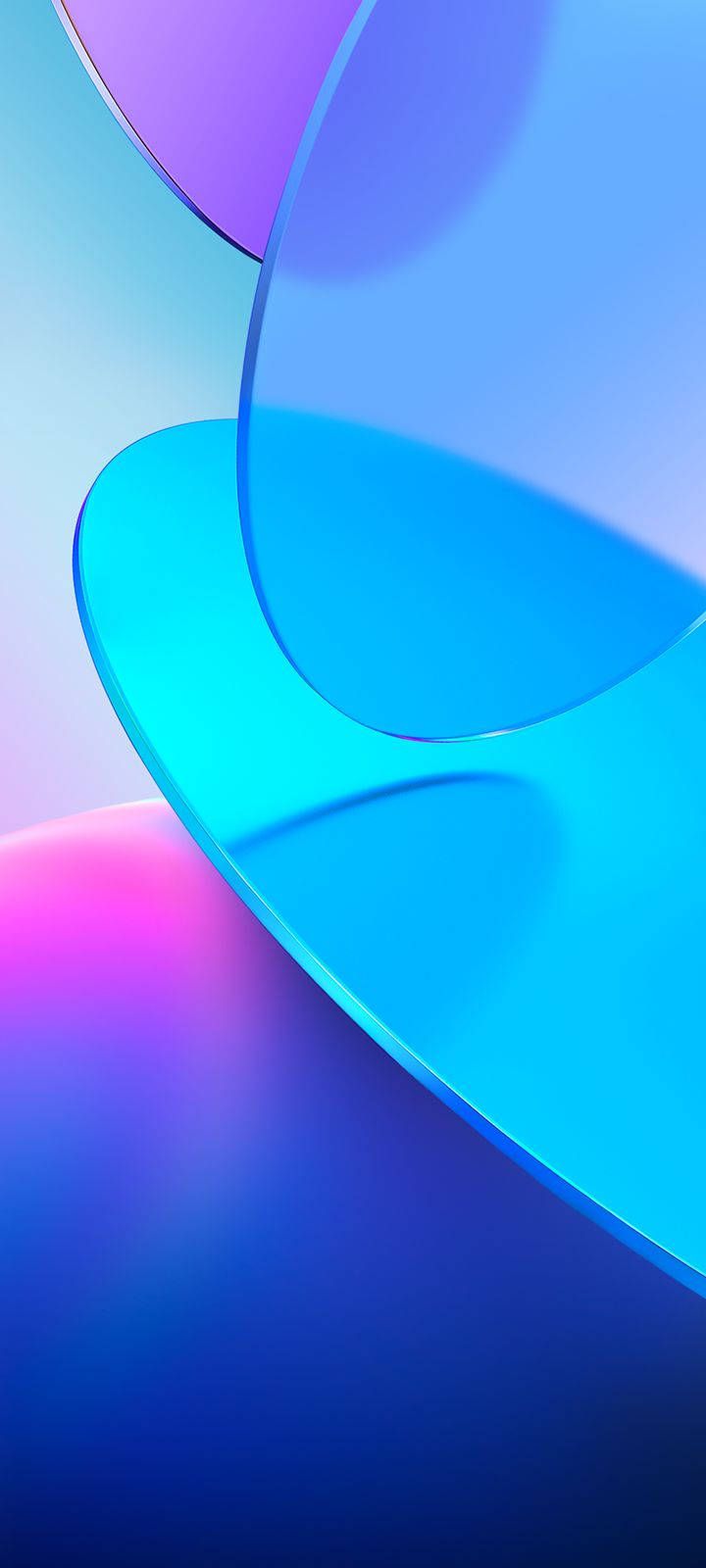 Vivo Y20, blue, purple, HD Phone Wallpaper