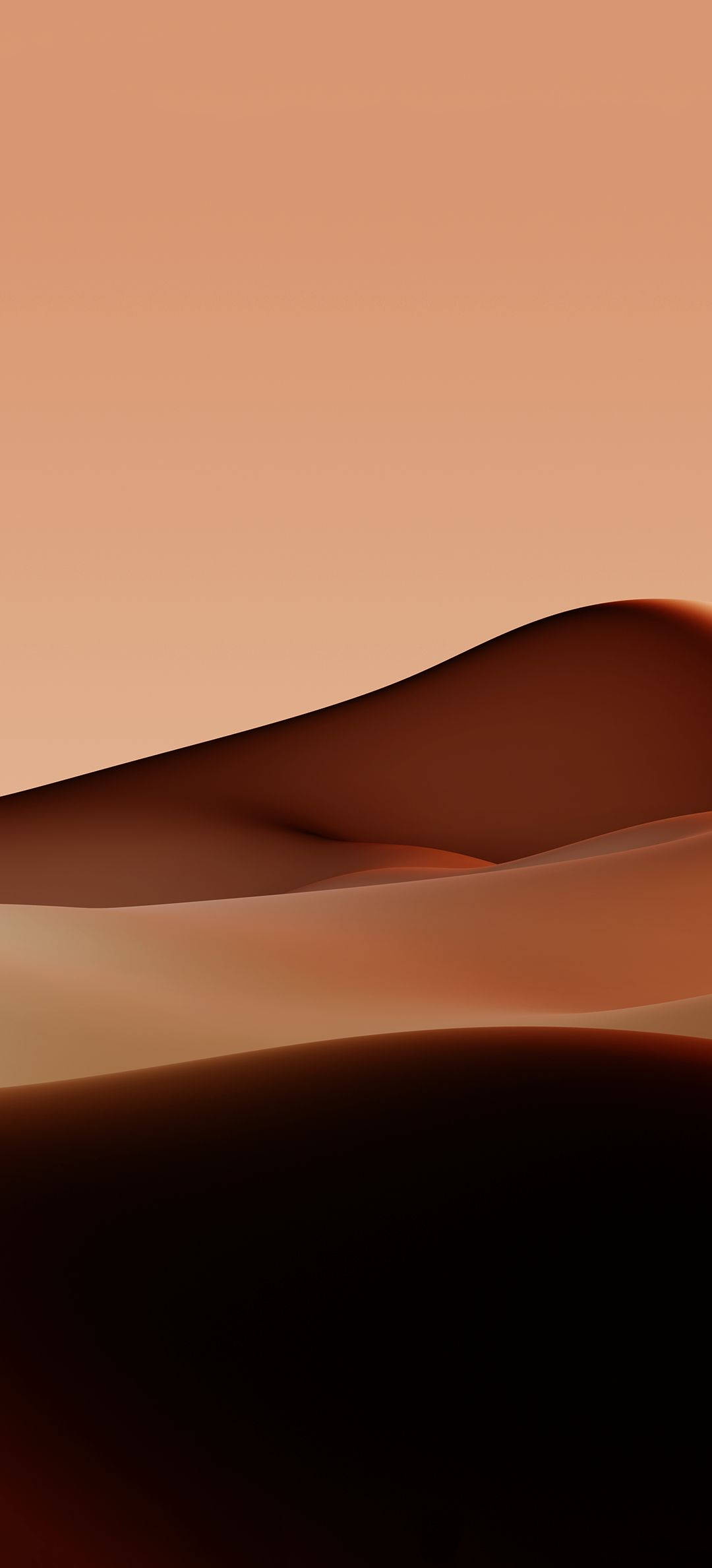 Vivo Y20, brown sand dunes, warm amber tones, Full HD Phone Wallpaper