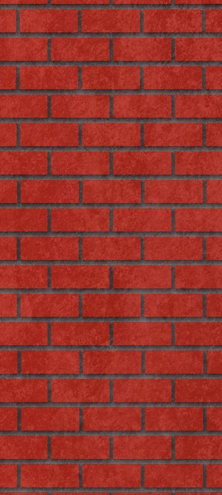 Vivo Y20, red brick wall, dark gray mortar, HD Phone Wallpaper