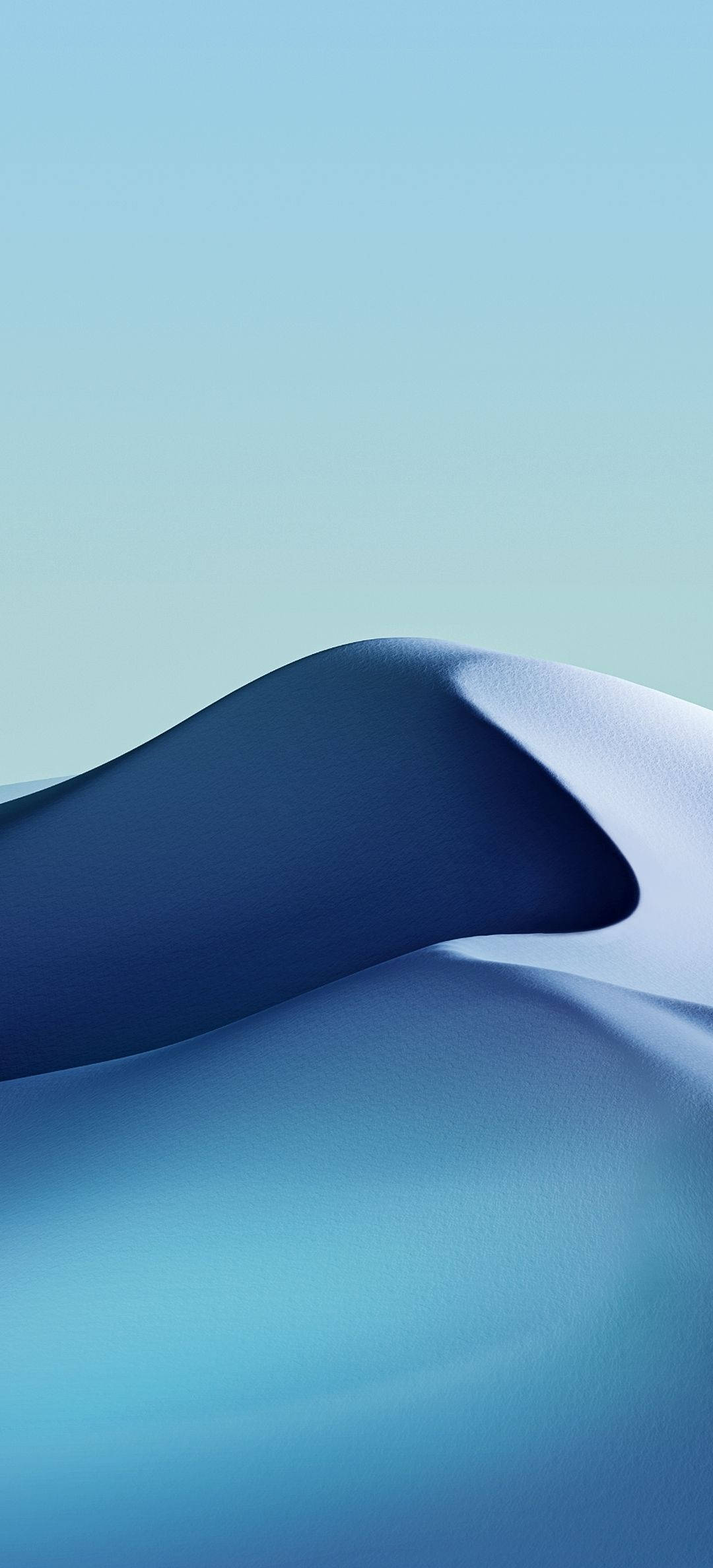 Vivo Y20, blue, sand dunes, Full HD Phone Wallpaper