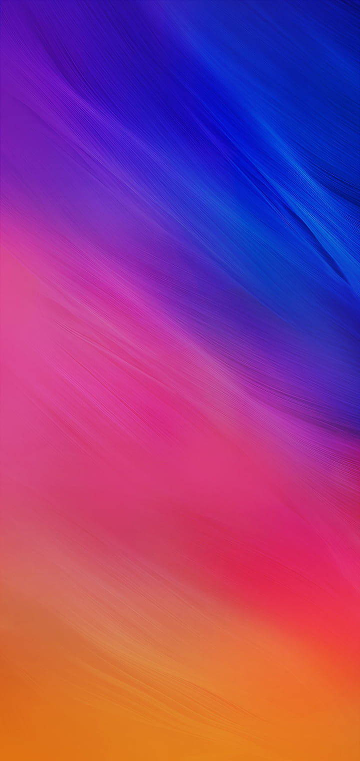 Vivo Y20, electric blue, fiery orange, HD Phone Wallpaper