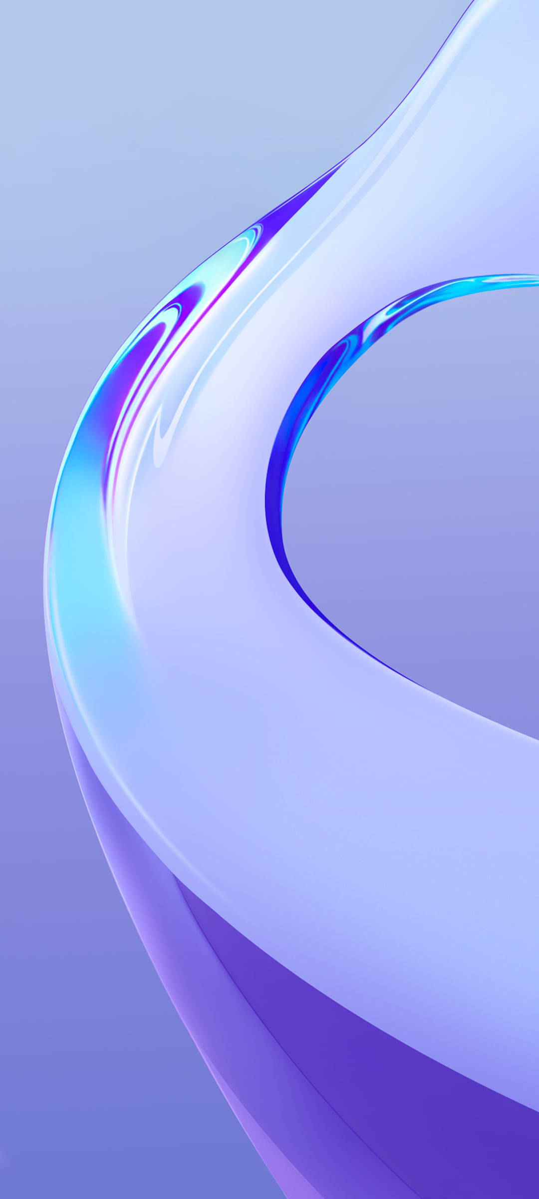 Vivo Y20, glassy purple, iridescent blue, Full HD Phone Wallpaper