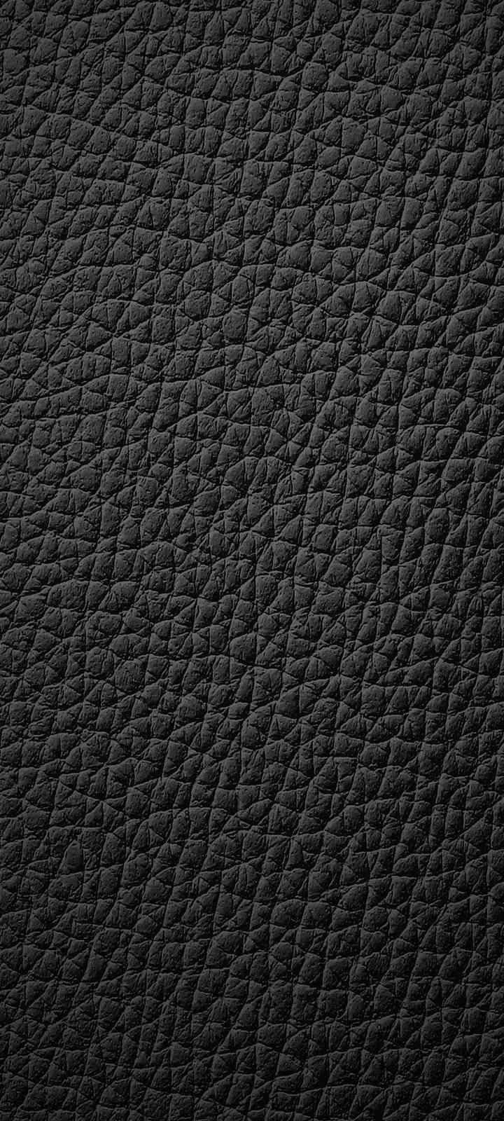 Vivo Y20, black leather texture, deep grain patterns, HD Phone Wallpaper