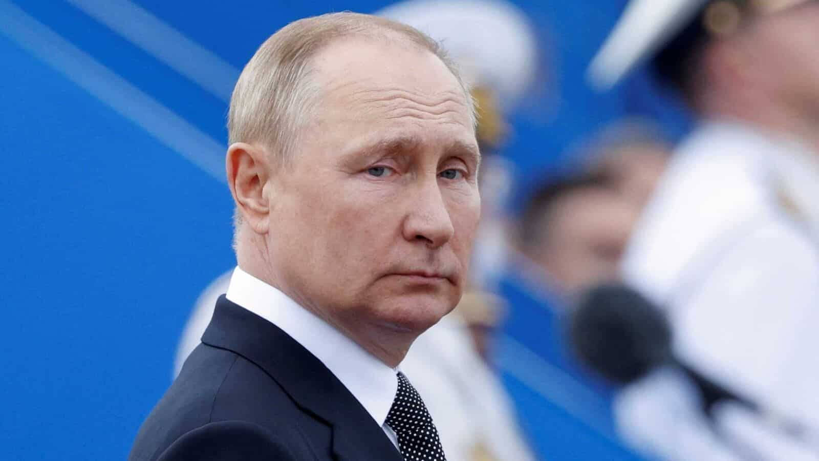 Vladimir Putin, dark suit, tie, HD Desktop Wallpaper