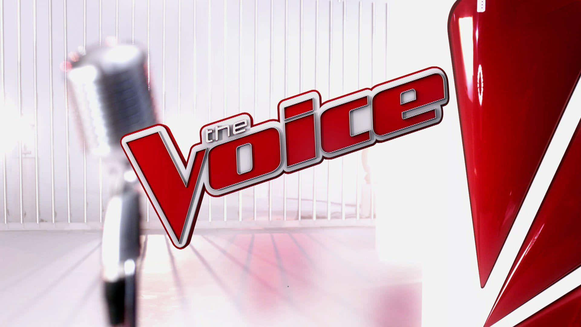 The Voice, red, silver, Full HD Desktop Wallpaper