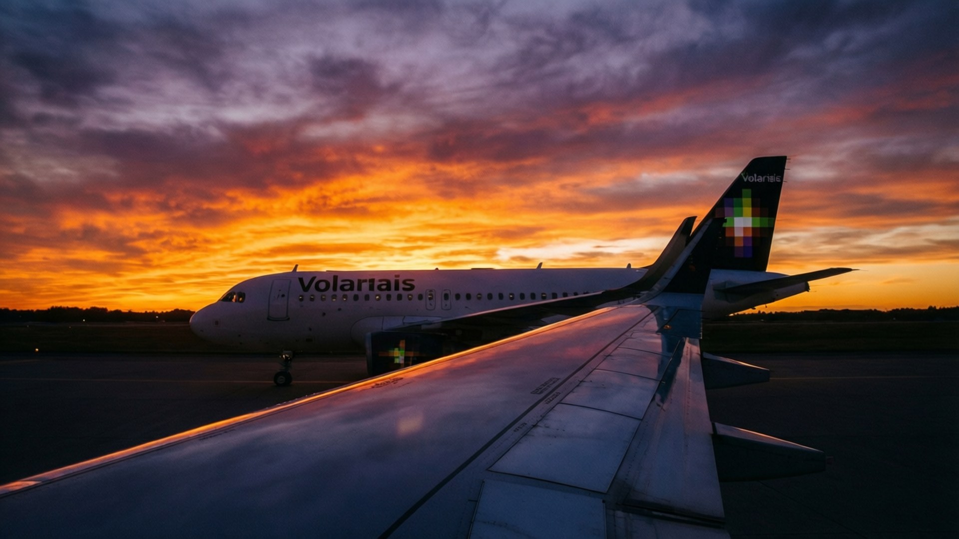 Volaris, sunset, silhouette, Full HD Desktop Wallpaper