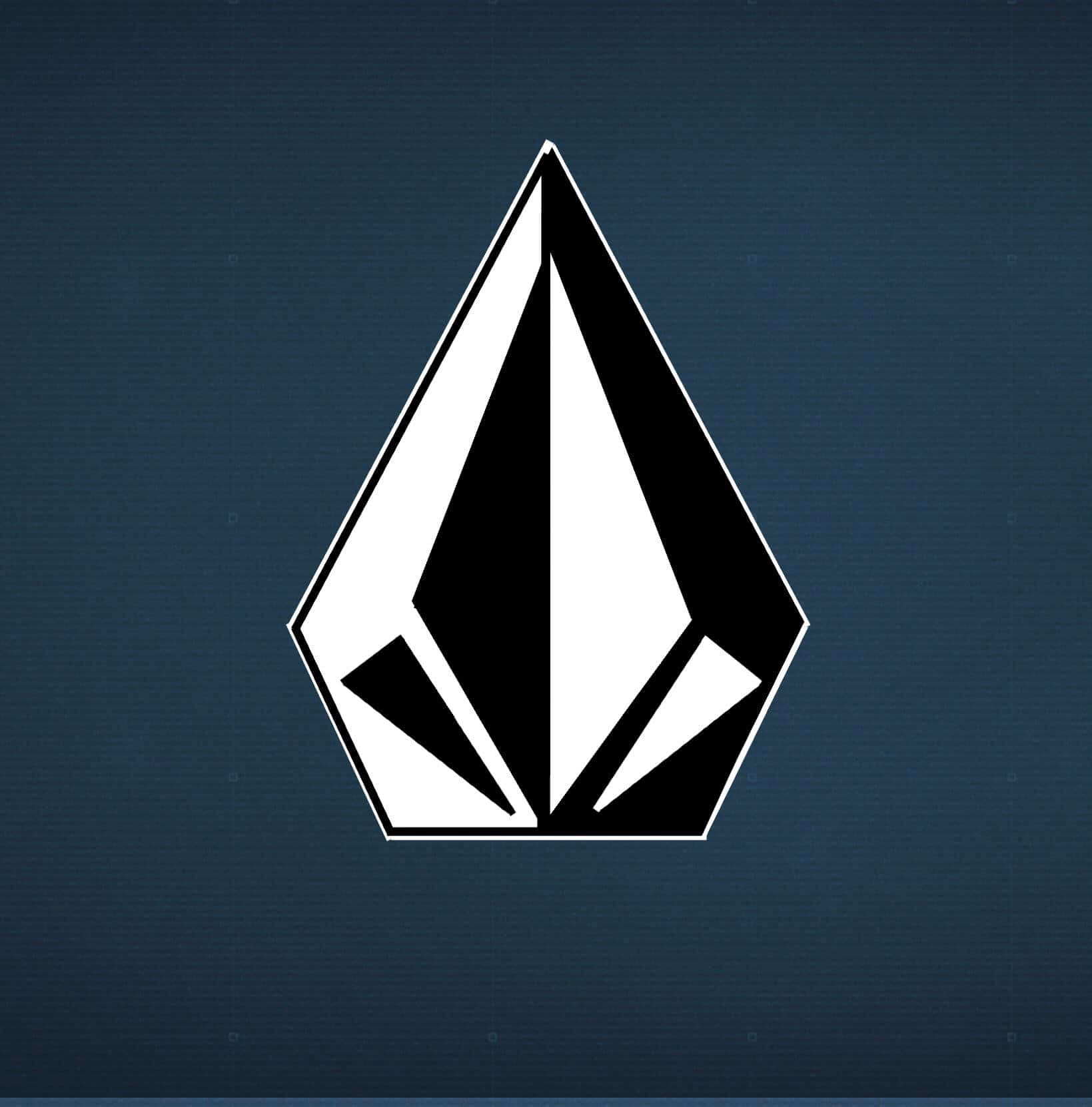 Volcom, logo, black and white, HD Phone Wallpaper