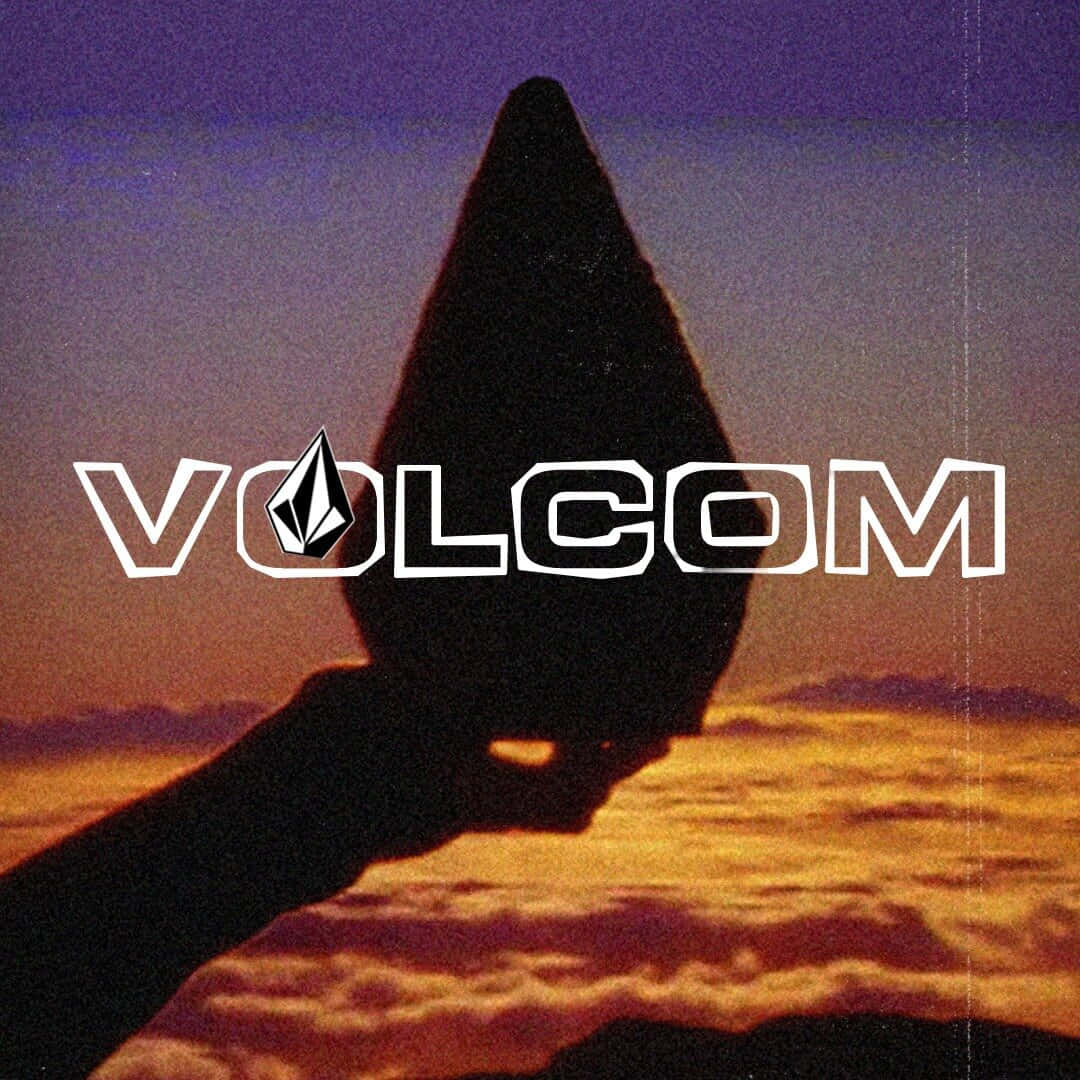 Volcom, logo, sunset, SD Desktop Wallpaper