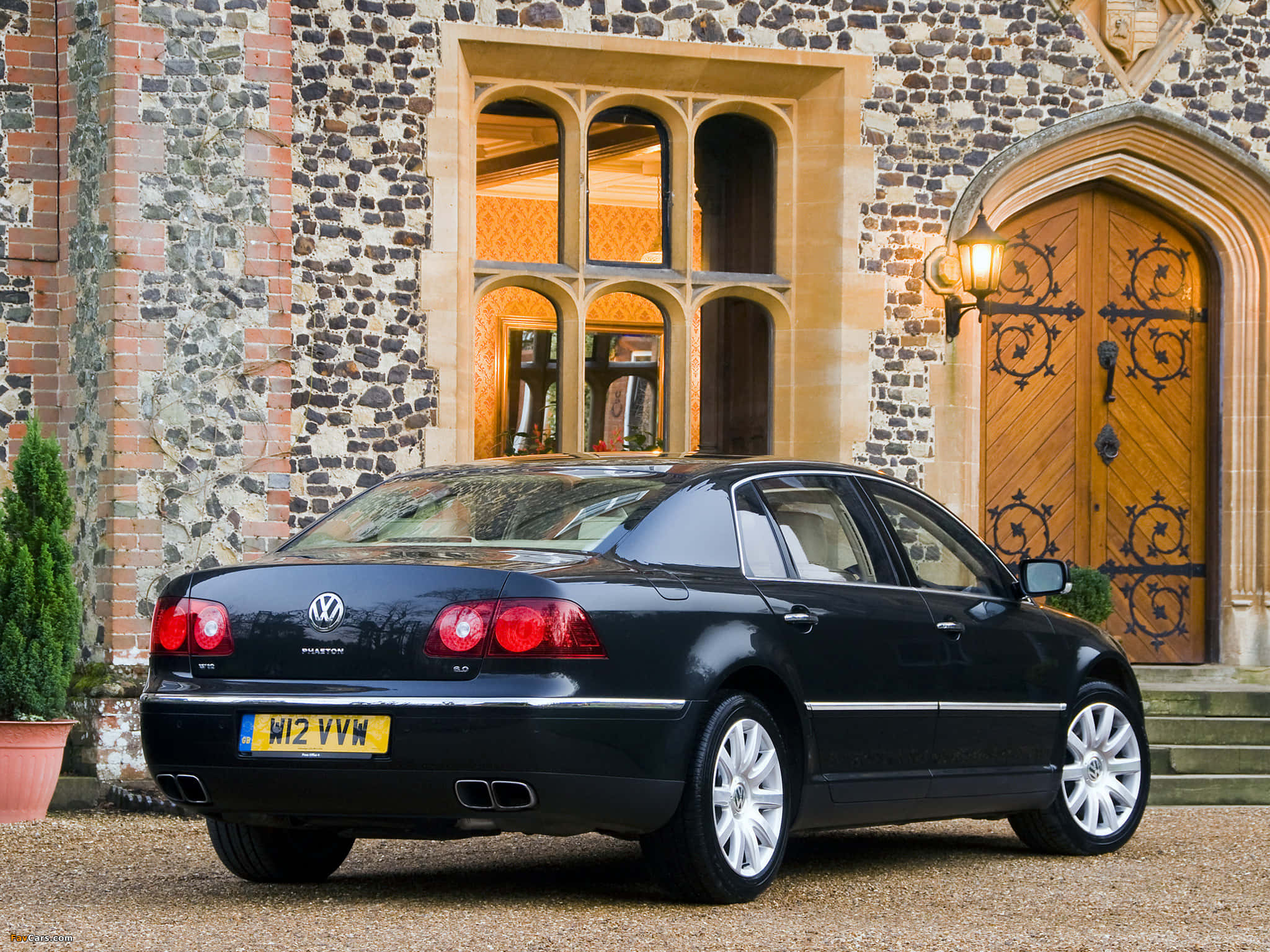 Volkswagen Phaeton, black, luxury sedan, Full HD Desktop Wallpaper