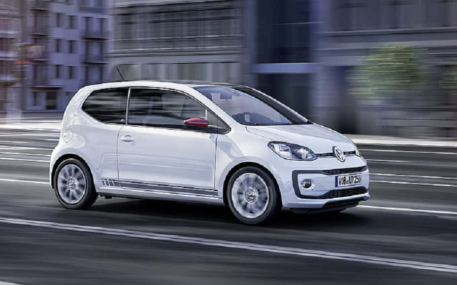 Volkswagen Up, sleek, compact, SD Desktop Wallpaper