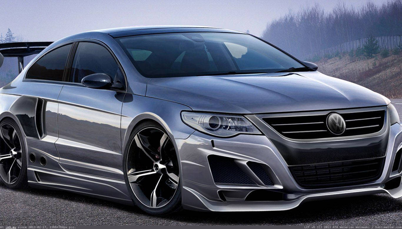 Volkswagen, silver, black rims, HD Desktop Wallpaper