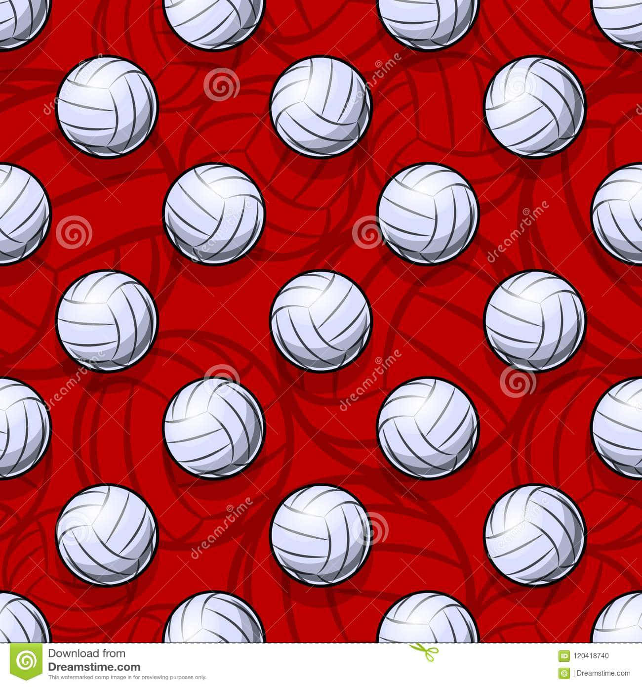 Volleyball Ball, white, vibrant red background, HD Phone Wallpaper