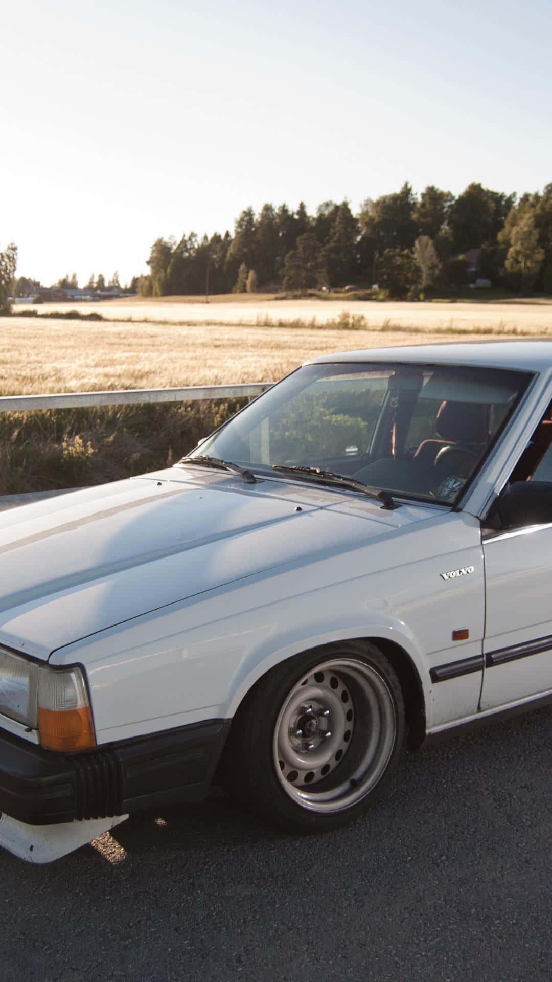 Volvo 940, white, vintage Volvo sedan, Full HD Phone Wallpaper
