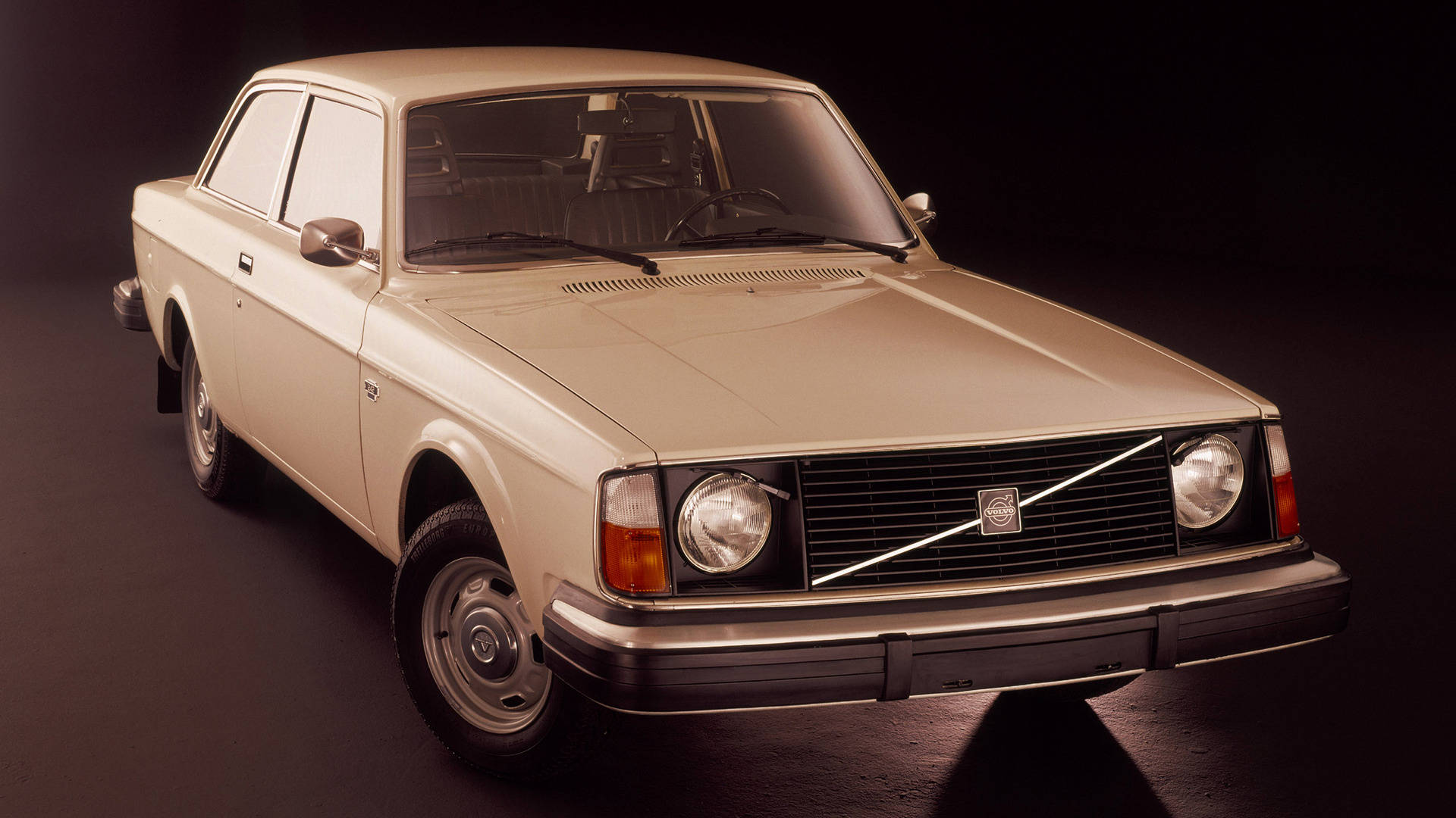 242 GT, Volvo, beige, Full HD Desktop Wallpaper