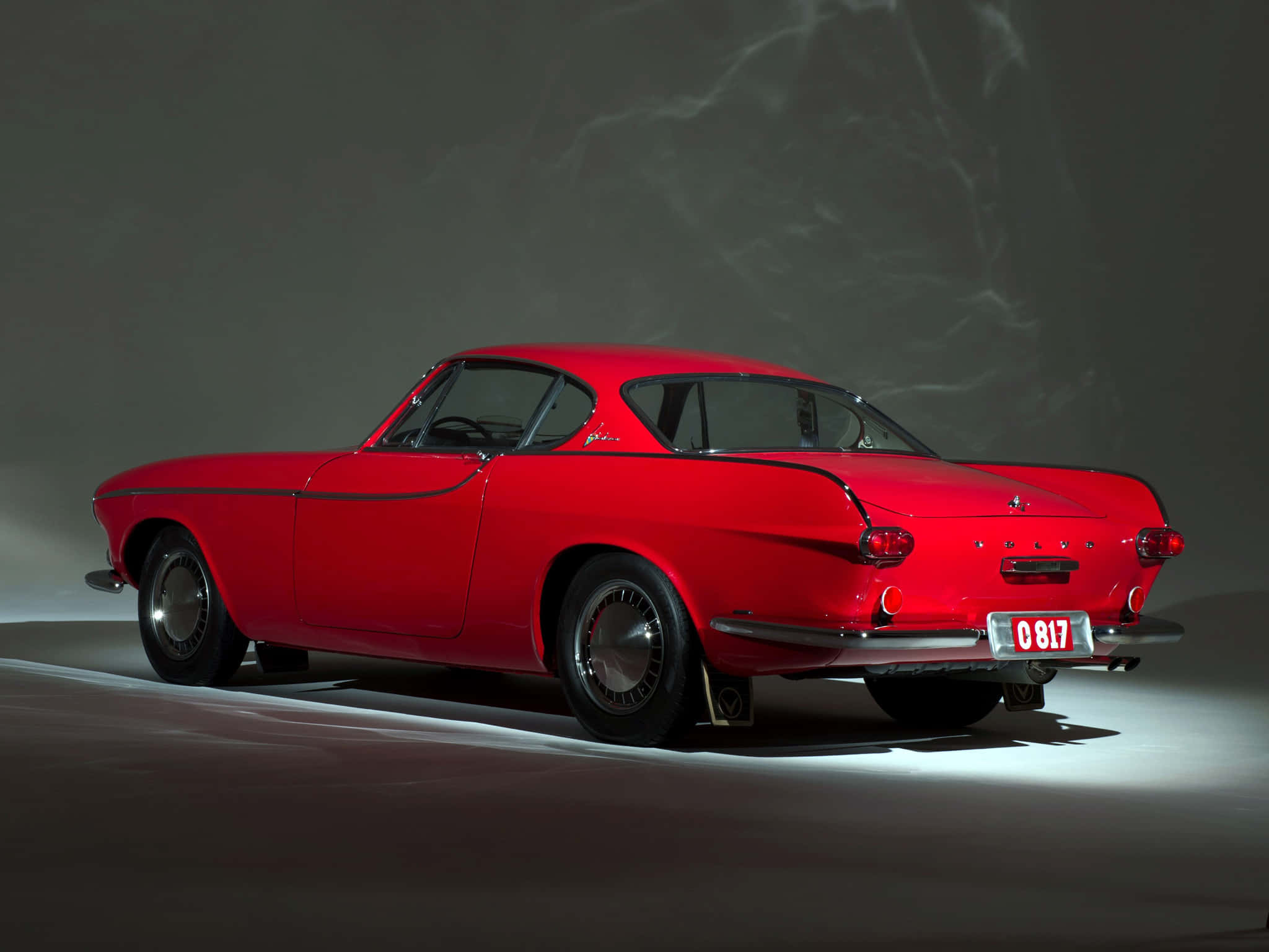 Volvo P1800, vintage volvo p1800, vibrant red, Full HD Desktop Wallpaper