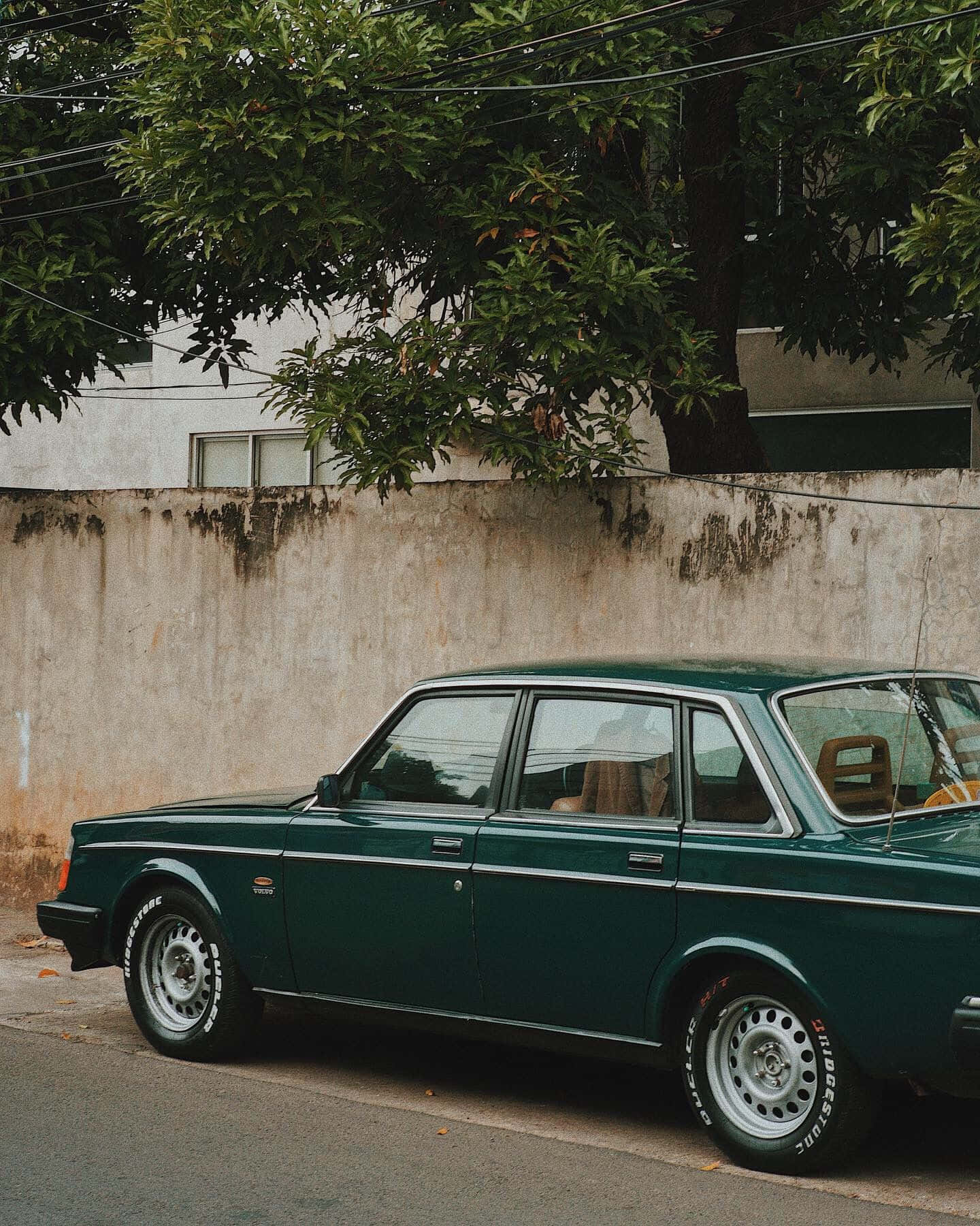 Volvo P1800, green, sedan, HD Phone Wallpaper