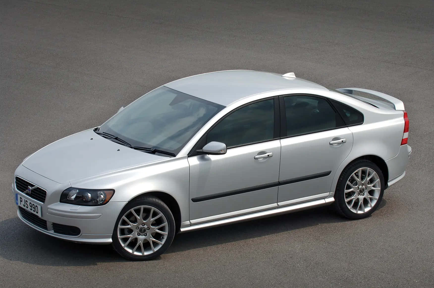 Volvo S40, silver, sporty alloy wheels, HD Desktop Wallpaper