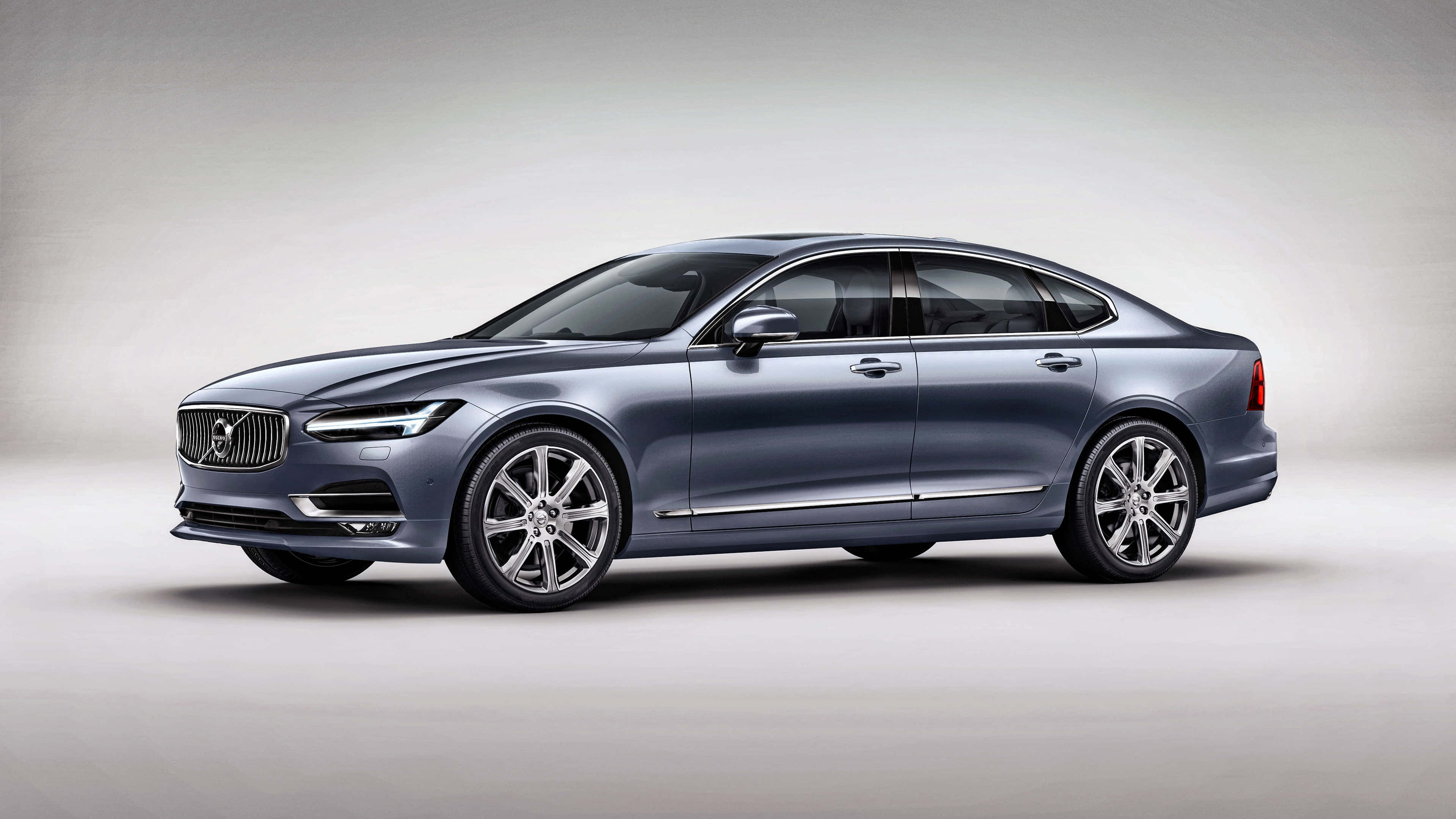 Volvo S90, blue, sleek, 4K Desktop Wallpaper