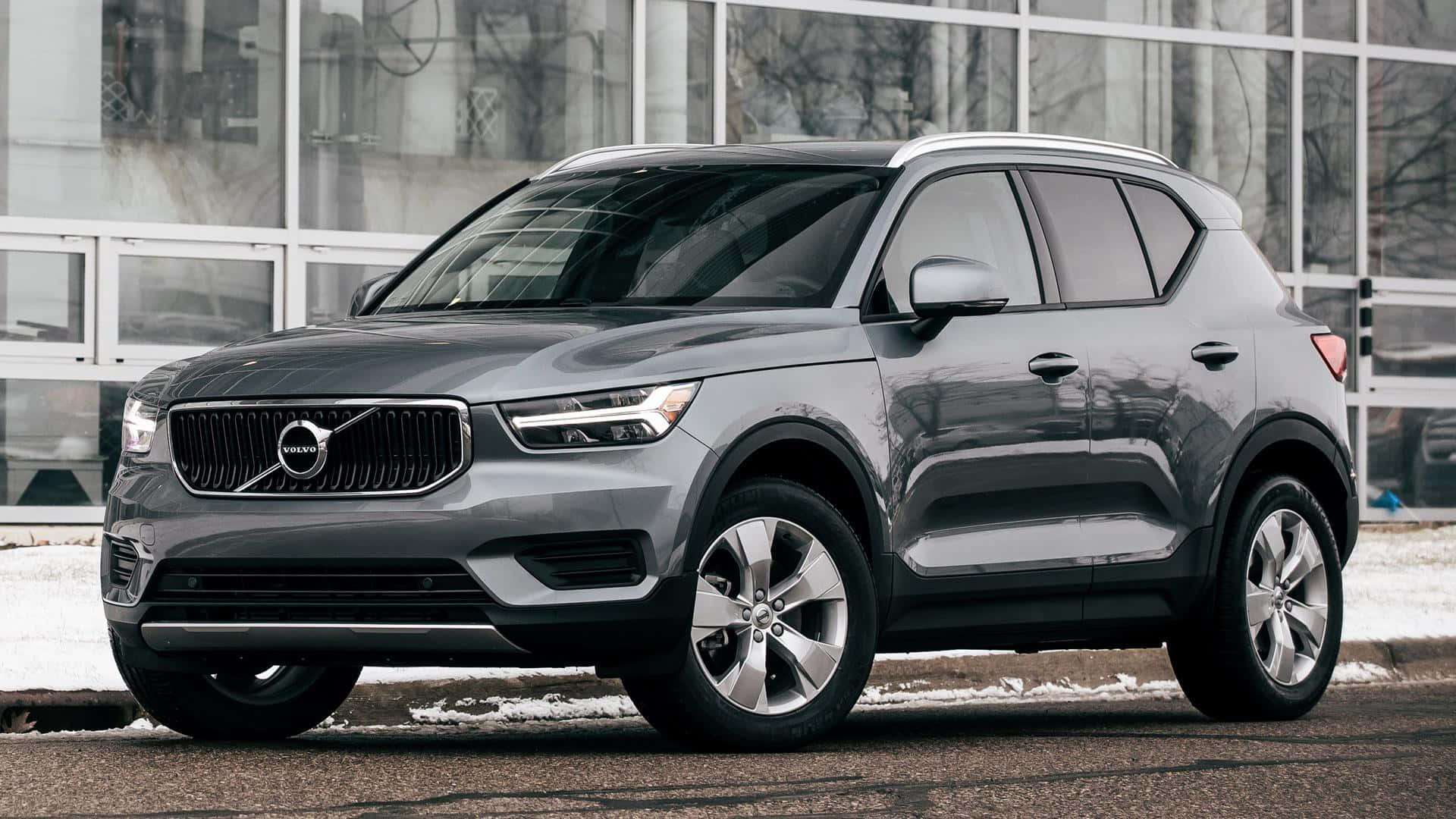 Volvo XC40, sleek, gray, Full HD Desktop Wallpaper