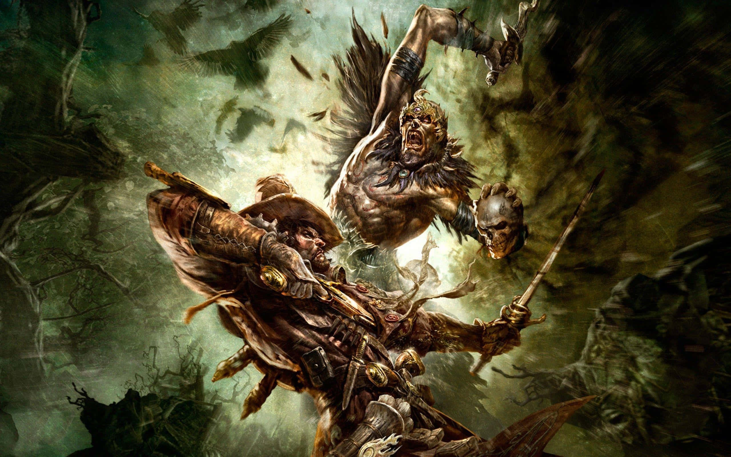 Voodoo, 2560 x 1600, warrior, 2K Desktop Wallpaper