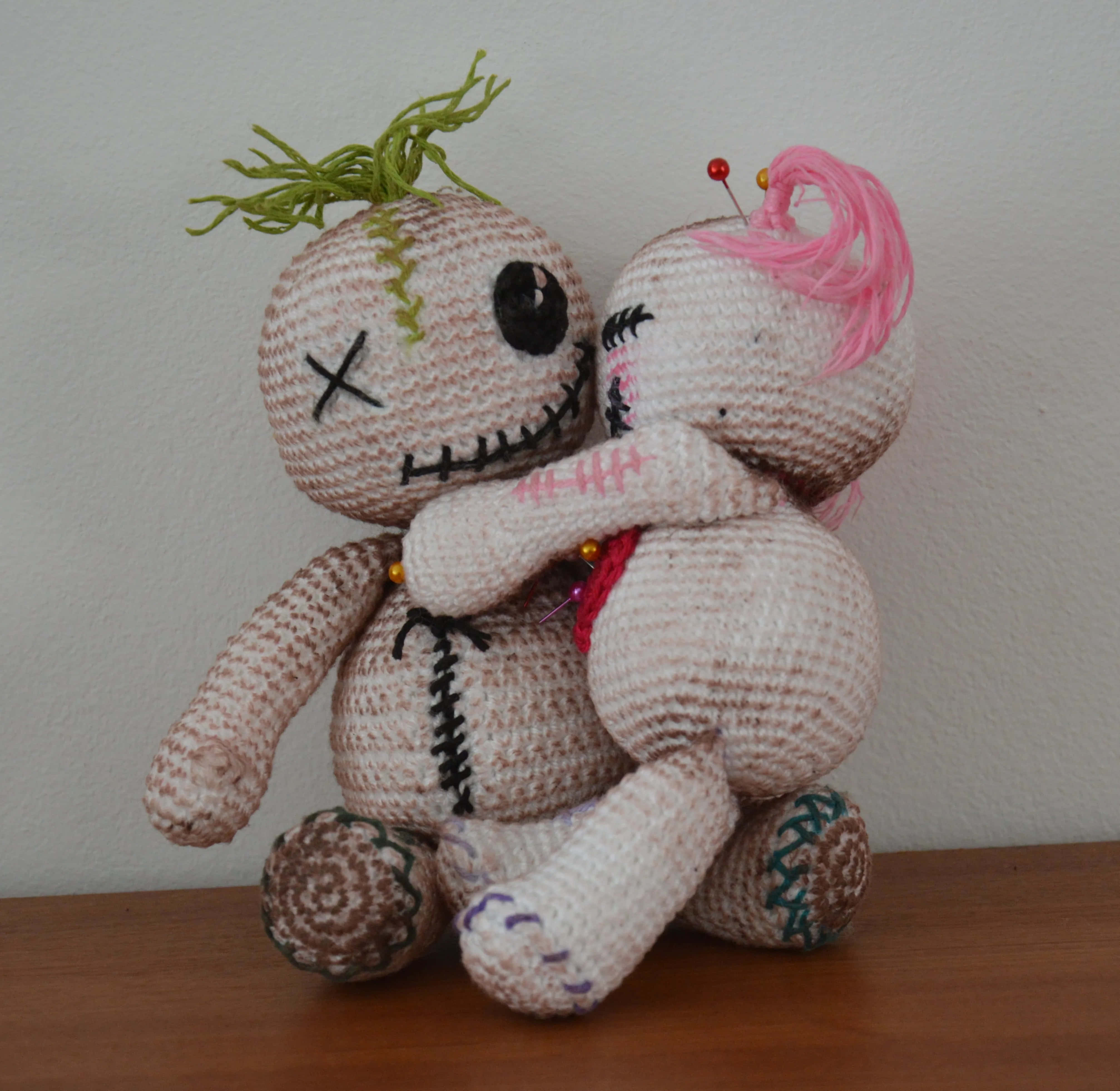 Voodoo 4028 x 3924, handmade crochet voodoo dolls, stitched faces, 4K Desktop Wallpaper