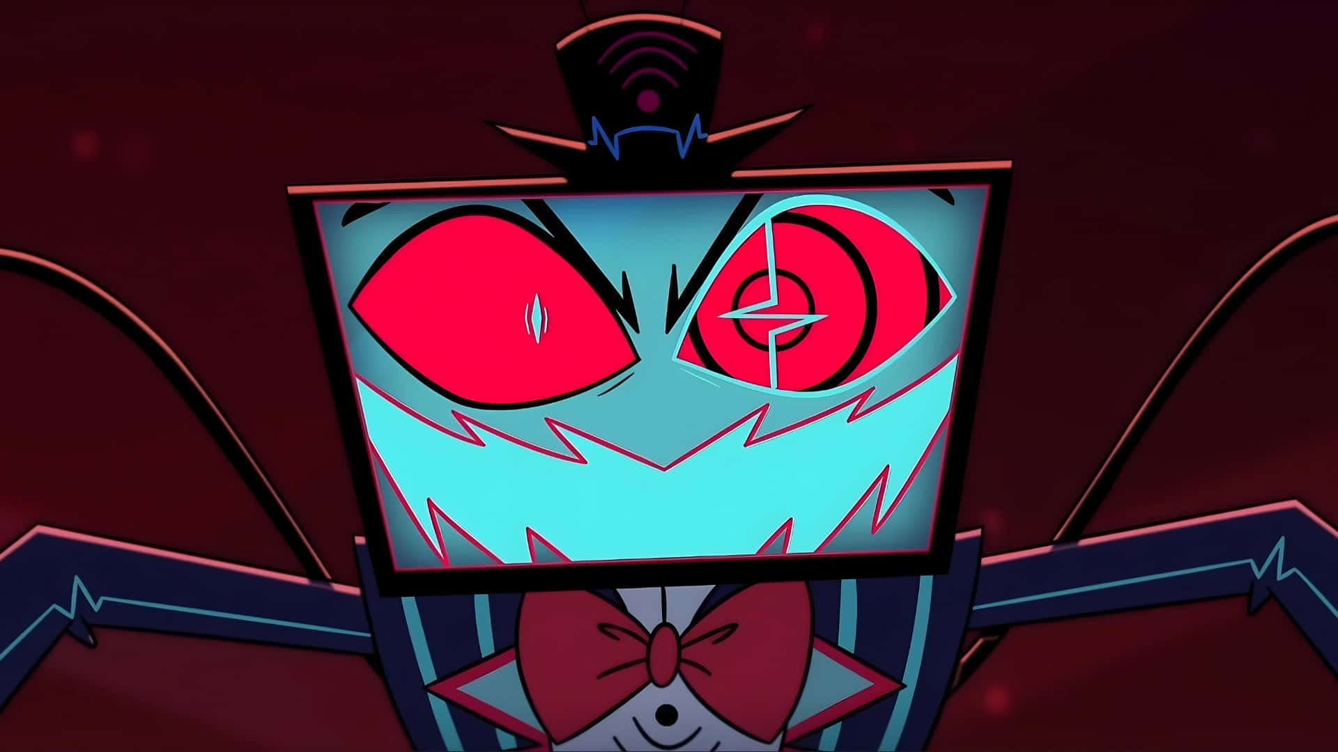 Vox, character, glowing red eyes, Full HD Desktop Wallpaper