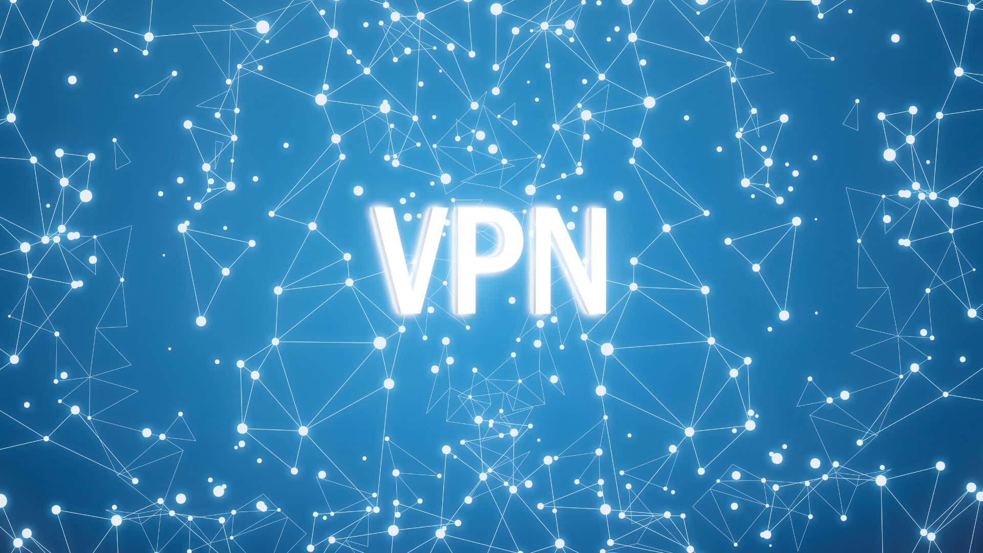 VPN, blue background, white text, Full HD Desktop Wallpaper