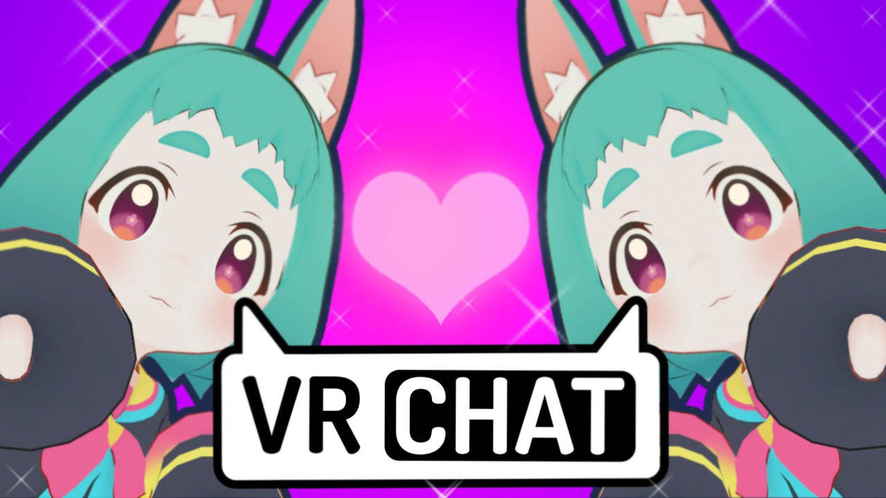 Vrchat, Beepubun, teal hair, HD Desktop Wallpaper