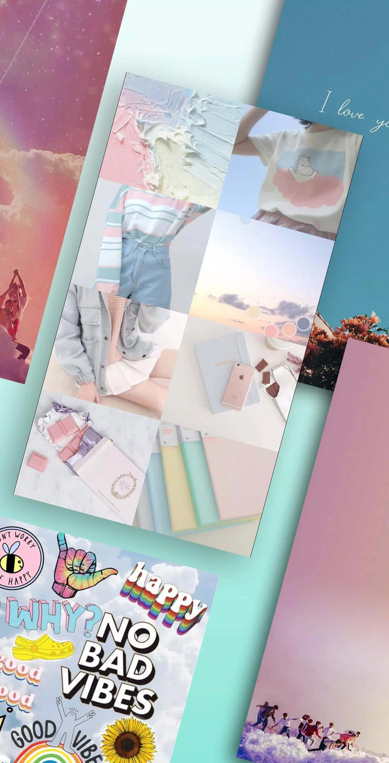 VSCO girl, pastel-colored, lifestyle photos, Full HD Phone Wallpaper