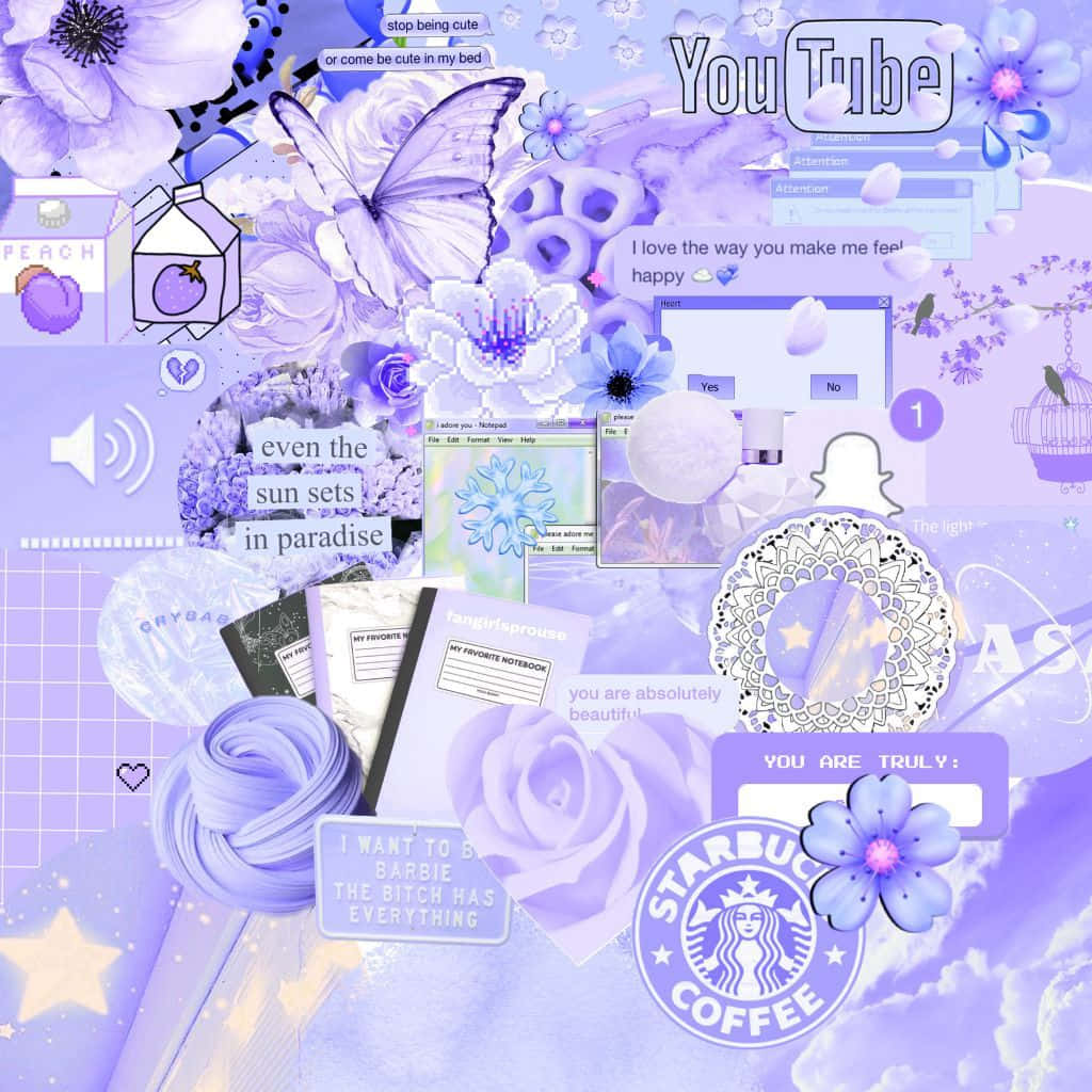 Vsco Girl, lavender, flowers, SD Desktop Wallpaper