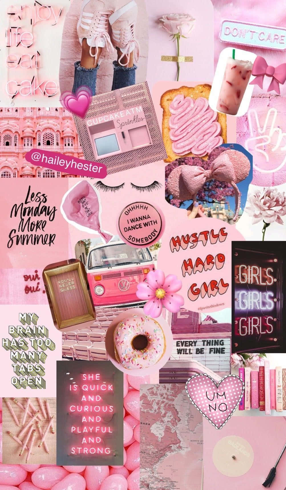 Vsco Girl, pink, sneakers, HD Phone Wallpaper