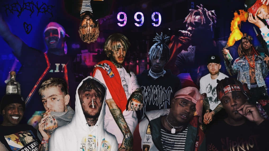 VSCO Laptop, neon-lit settings, graffiti, SD Desktop Wallpaper