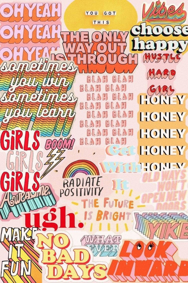 Vsco, positivity words, motivational phrases, SD Phone Wallpaper