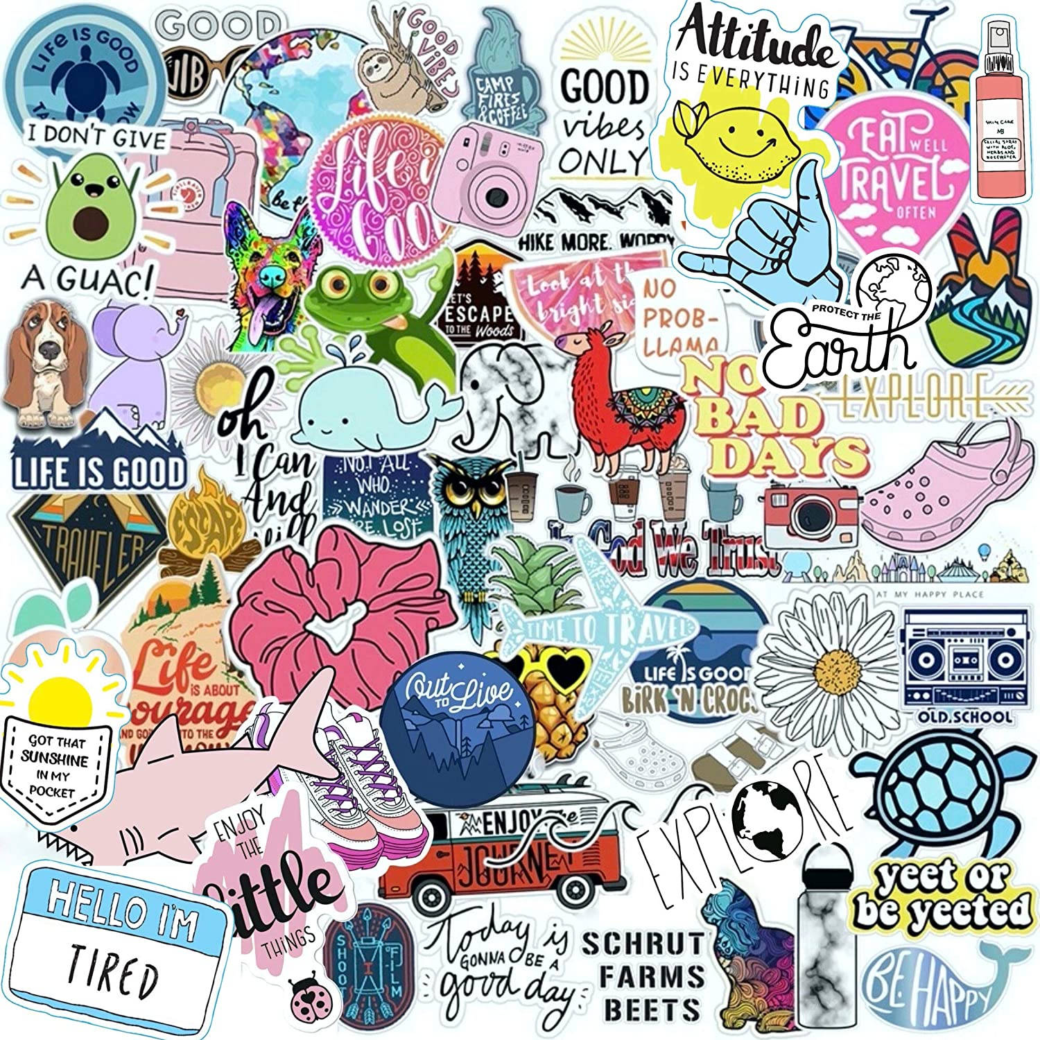 VSCO, cute stickers, motivational quotes, HD Desktop Wallpaper