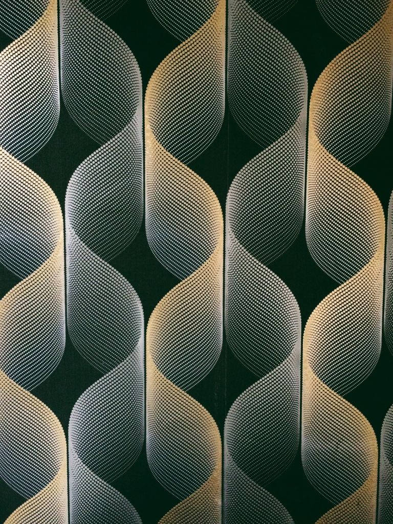 abstract waves, gold, silver, SD Phone Wallpaper