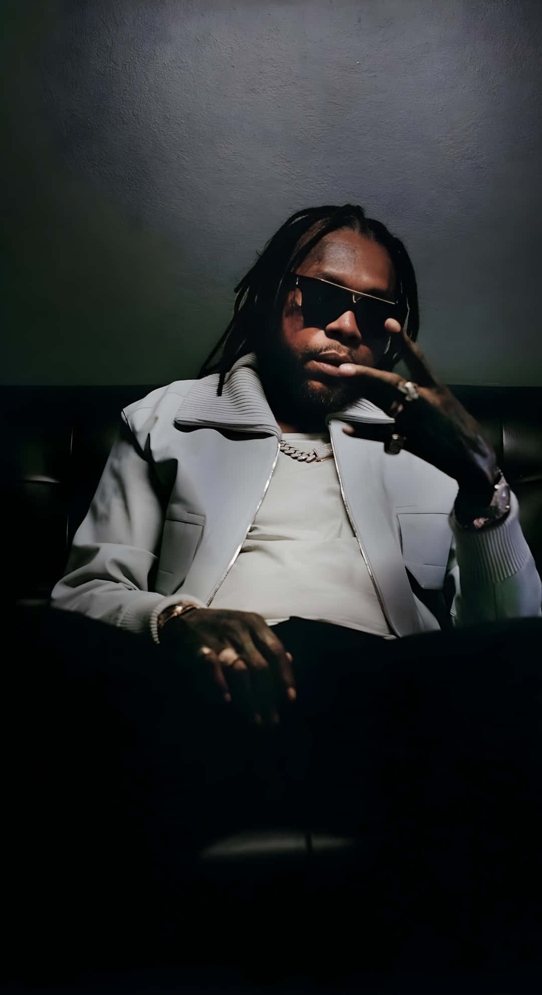 Vybz Kartel, dreadlocks, sunglasses, Full HD Phone Wallpaper