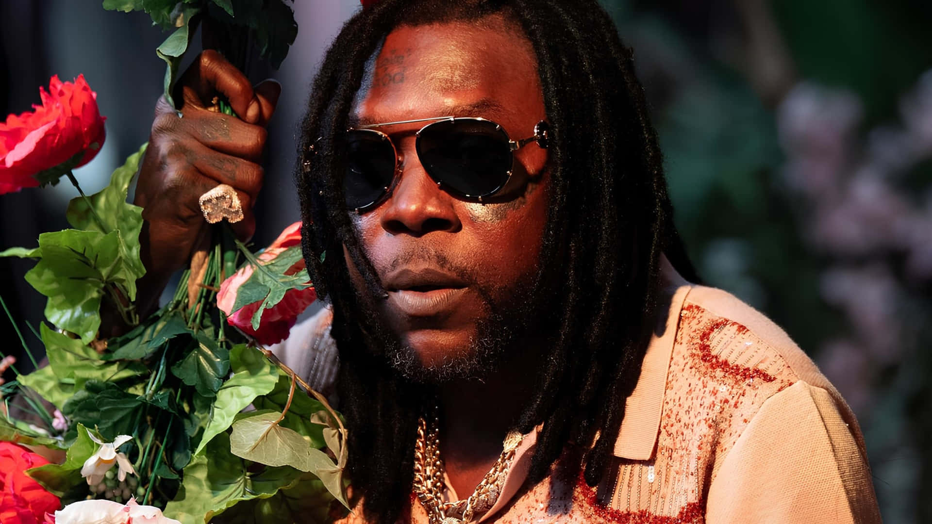 Vybz Kartel, dreadlocks, sunglasses, Full HD Desktop Wallpaper