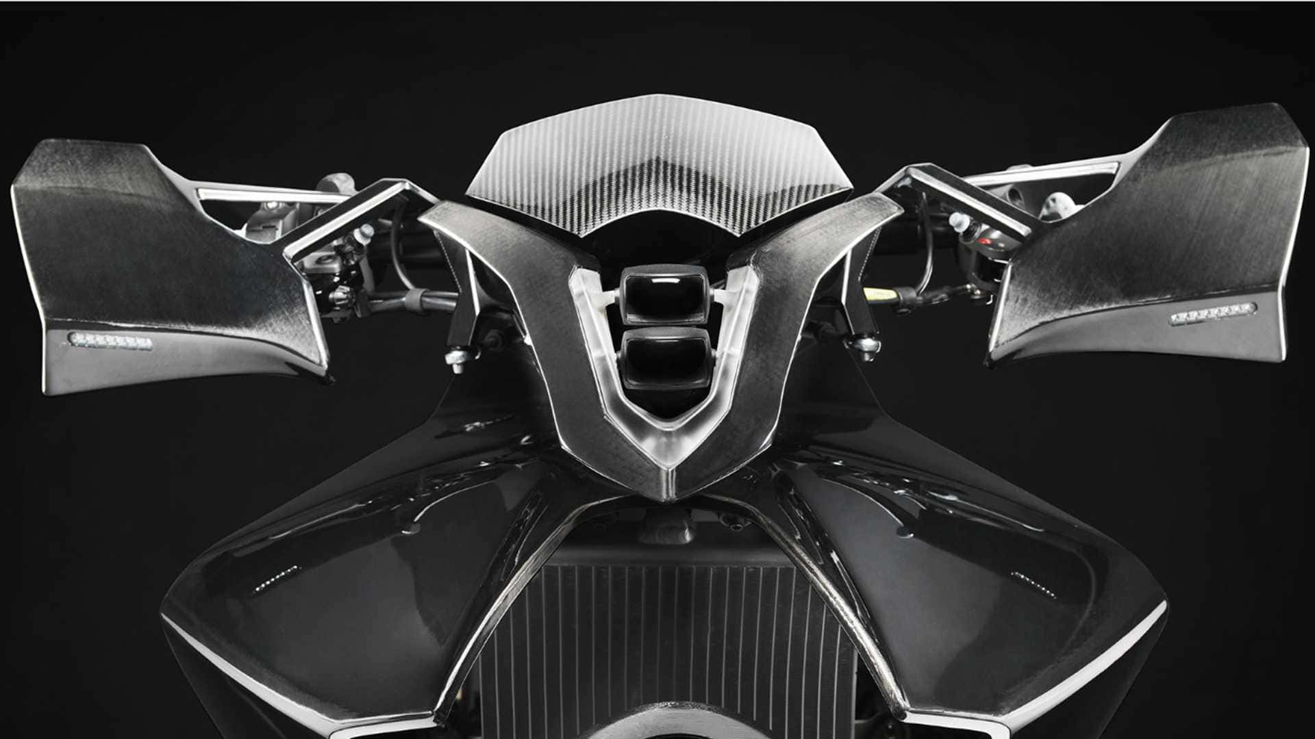 Vyrus Motorcycle, carbon fiber, chrome accents, Full HD Desktop Wallpaper