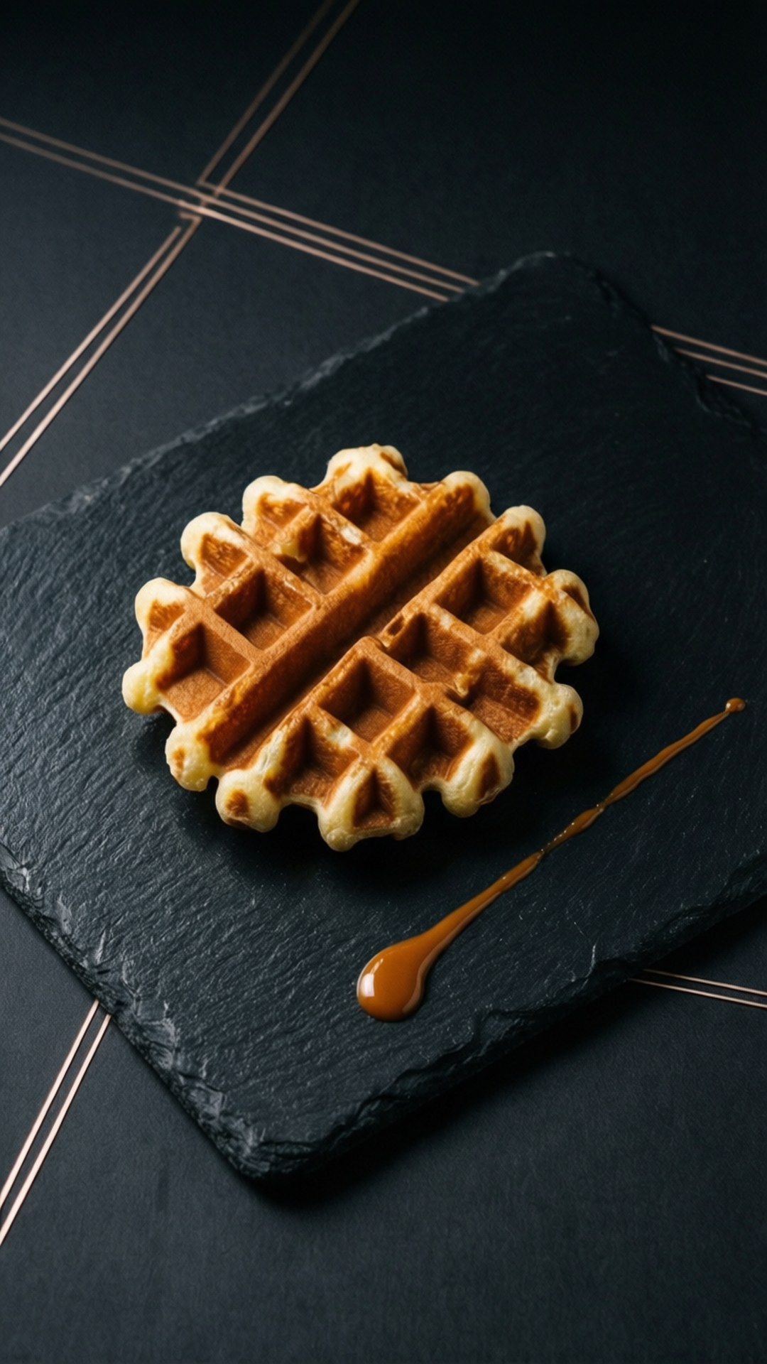 elegant waffle minimal, caramel, black slate, Full HD Phone Wallpaper