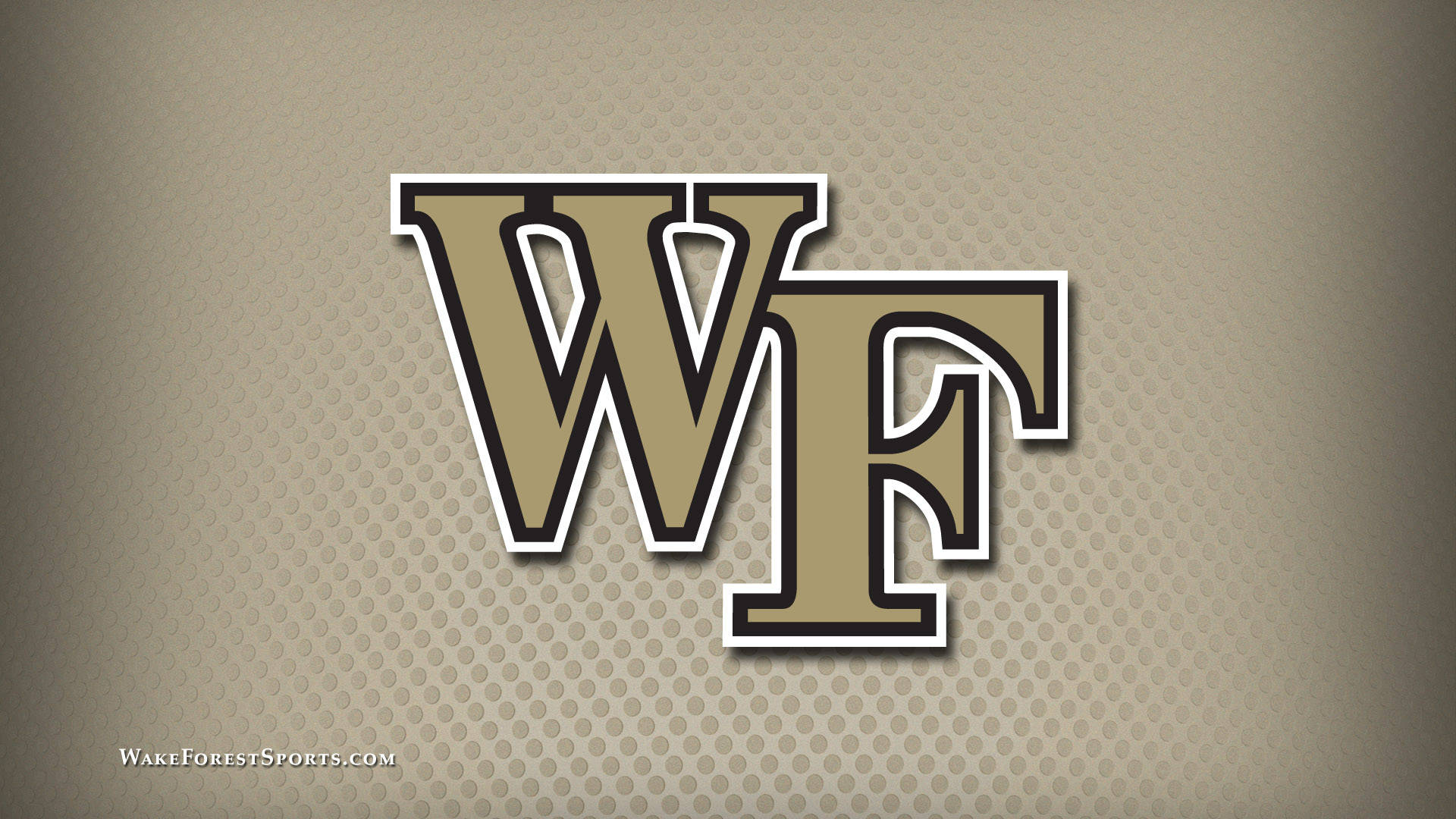 Wake Forest University, golden, black, Full HD Desktop Wallpaper